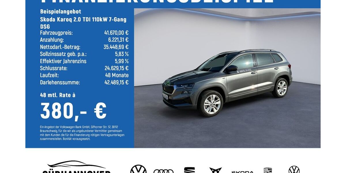 Skoda Karoq 19.990 km 41.570 &euro; Göttingen 37079