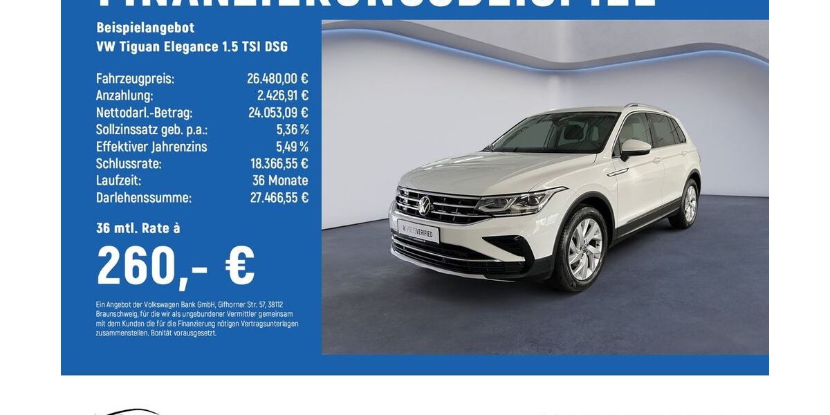VW Tiguan 48.000 km 25.880 &euro; Göttingen 37081