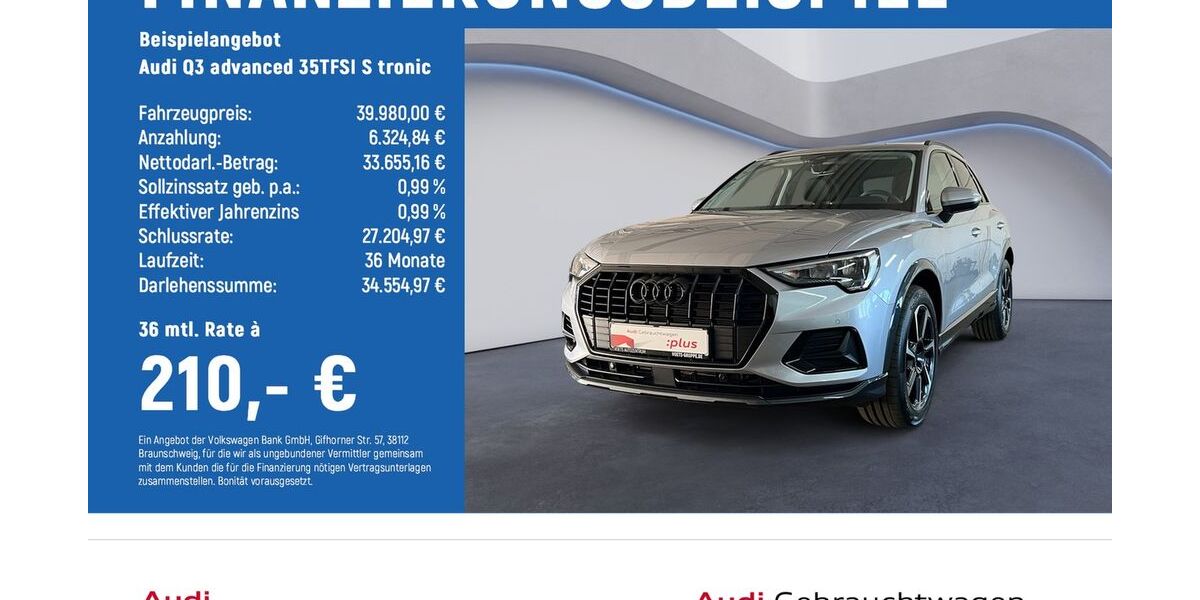 Audi Q3 8.700 km 36.880 &euro; Göttingen OT Grone 37081