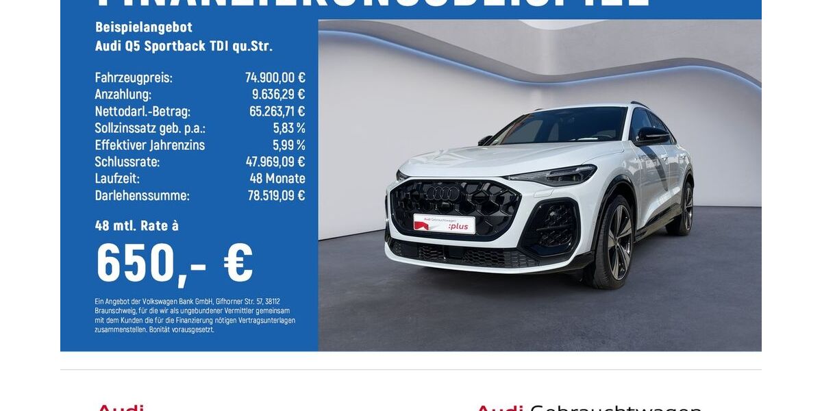 Audi Q5 7.500 km 72.800 &euro; Göttingen OT Grone 37081