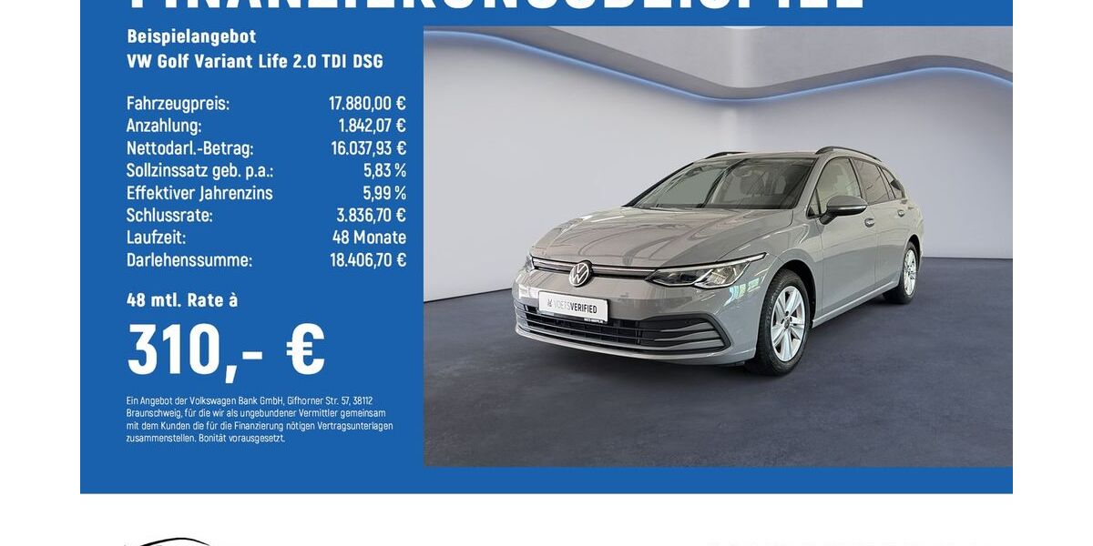 VW Golf 89.657 km 17.880 &euro; Göttingen 37081