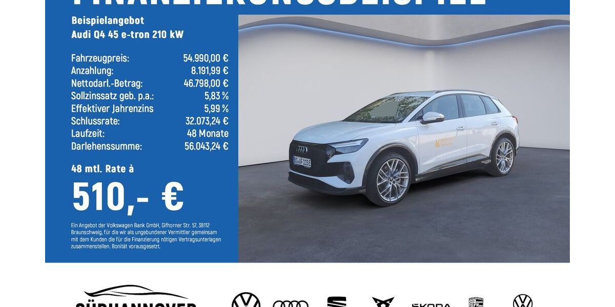 Audi Q4 5.000 km 53.450 &euro; Göttingen 37081