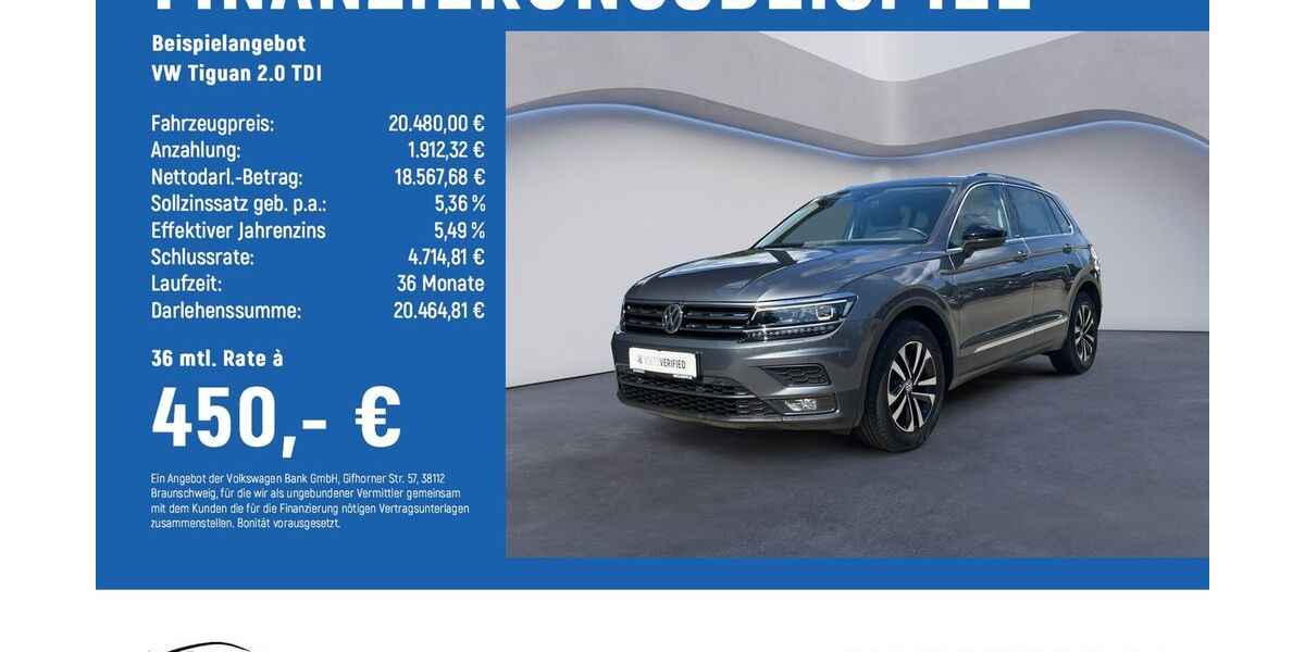 VW Tiguan 101.560 km 20.280 &euro; Göttingen 37081