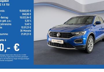 VW T-Roc 52.350 km 19.480 &euro; Göttingen 37081