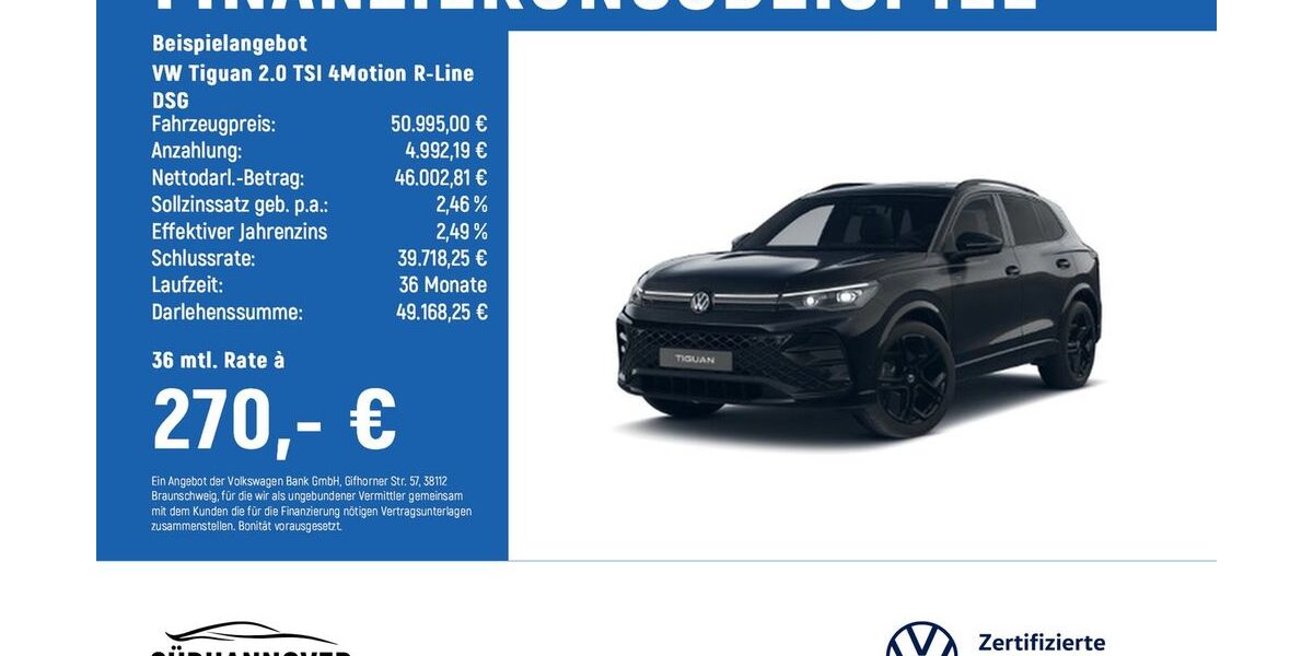 VW Tiguan 9.243 km 50.995 &euro; Göttingen 37081