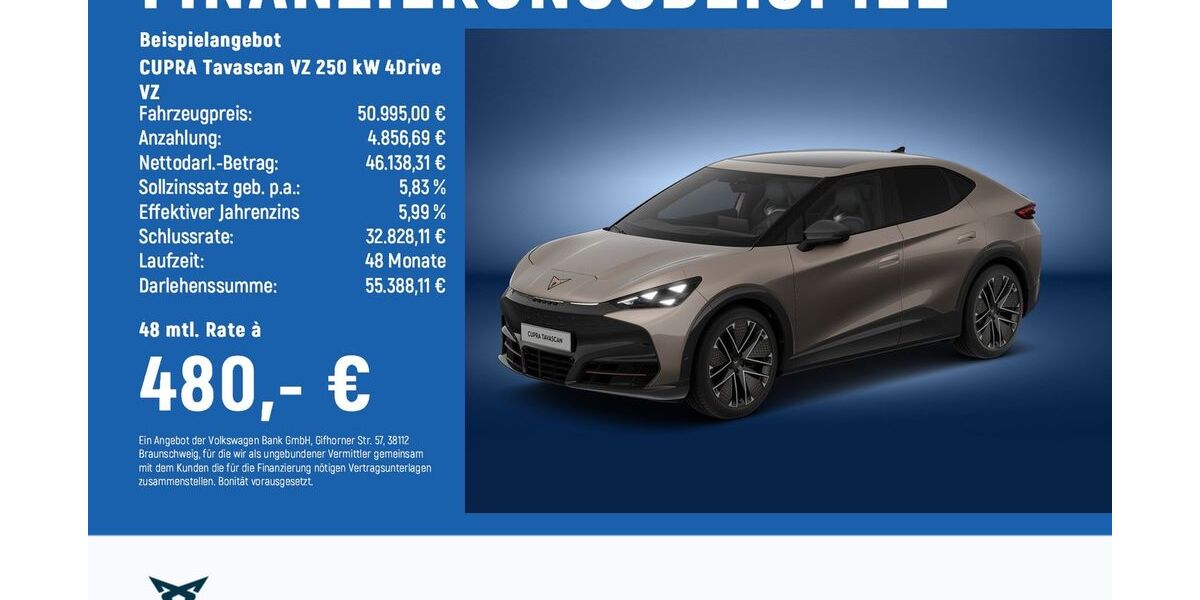 Cupra Tavascan 5.227 km 50.995 &euro; Göttingen 37081